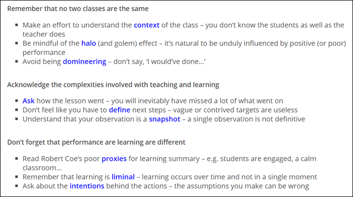 Lesson-Observation
