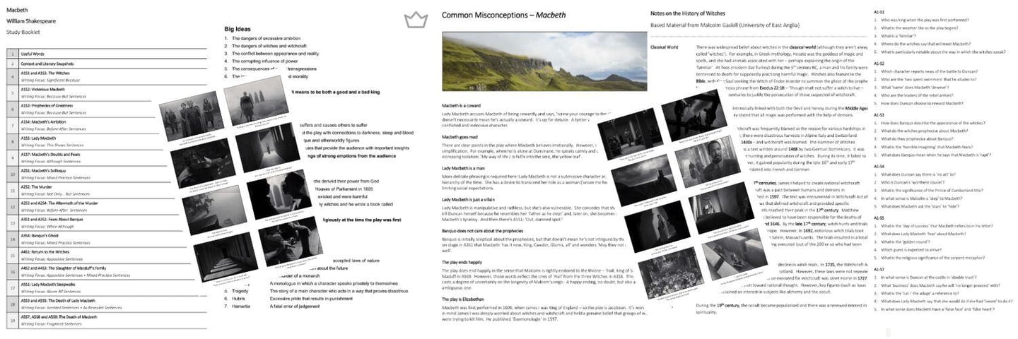 Macbeth Teaching Resource Bundle | KS4 English Teaching Resource