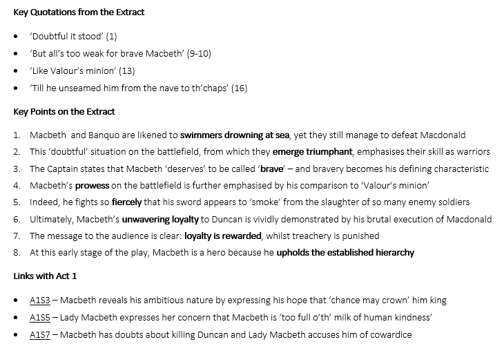 Macbeth Essay and Feedback Sheet (A1S2) | KS4 English Teaching Resource
