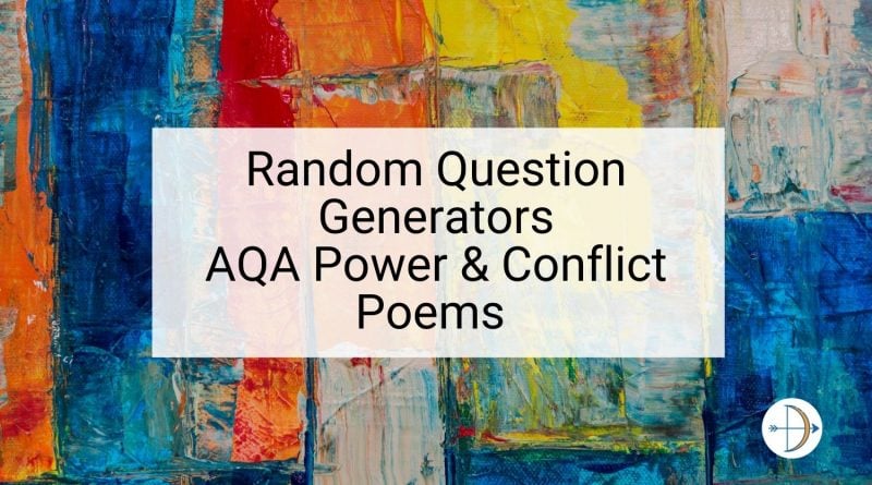 AQA Power and Conflict Random Question Generators | KS4 Teaching Resource