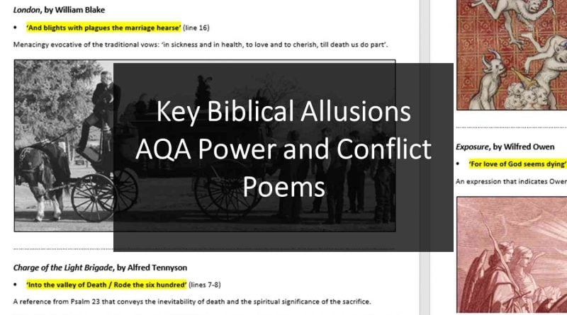 Key-Biblical-Allusions-AQA-Power-and-Conflict-Poems-800x445